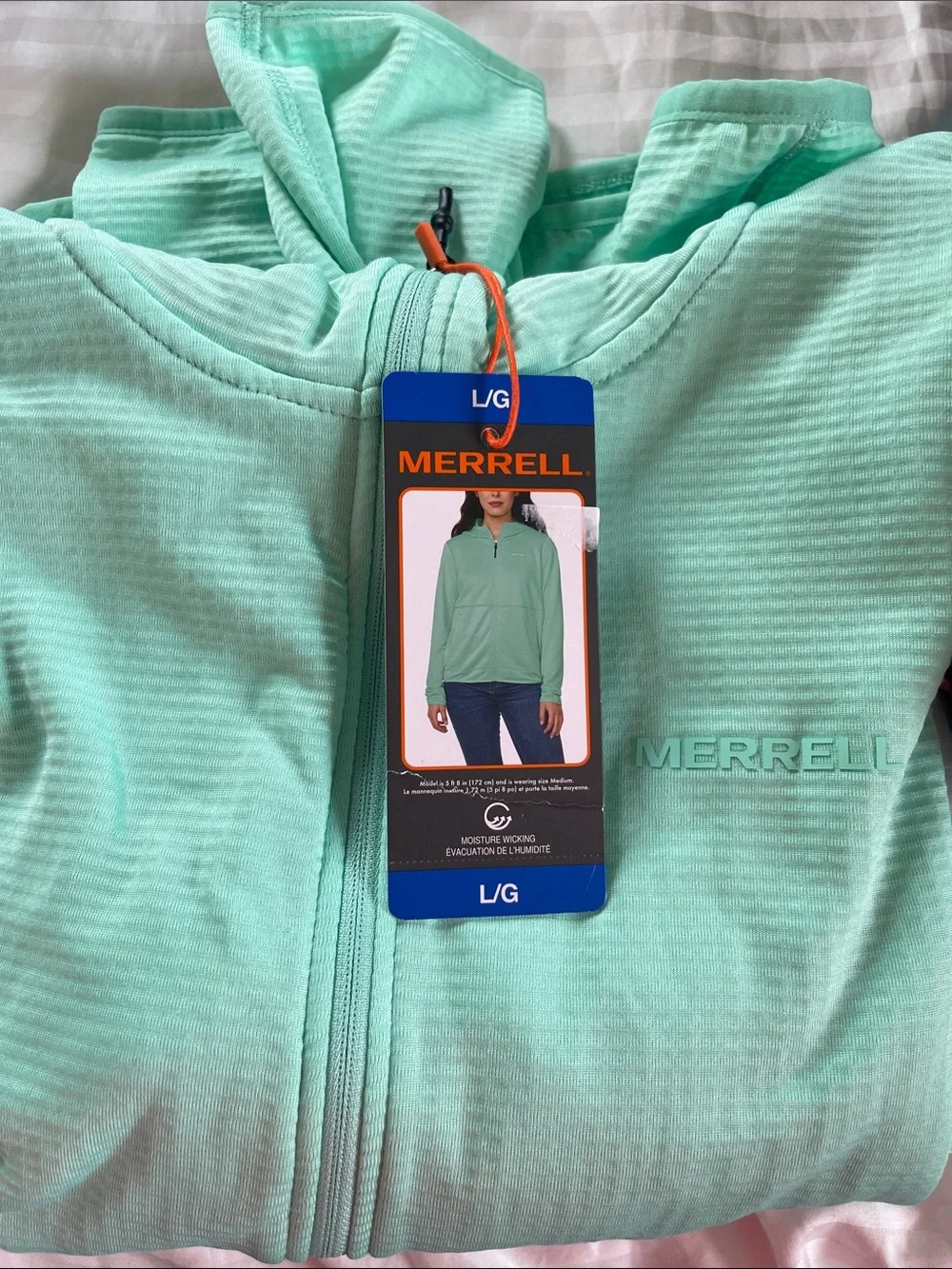 Merrell Mint Hoodie Zip-Up - Picture 1 of 1